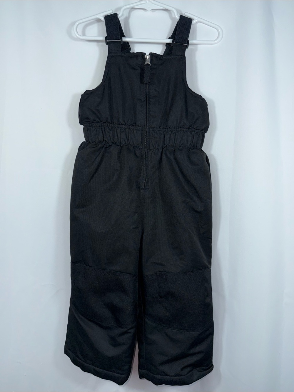 NWOT-Wonder Nation 2T Unisex Toddler Black Quilted Snow Bib Overalls